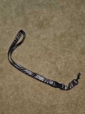 Vans Zebra Stripe Lanyard - Black & Tan